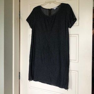 Denim Knee-Length Dress - Medium